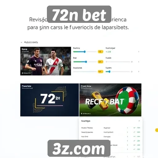 Revisão da experiência do usuário no site 72n bet